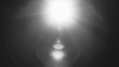 lens flare photography effect